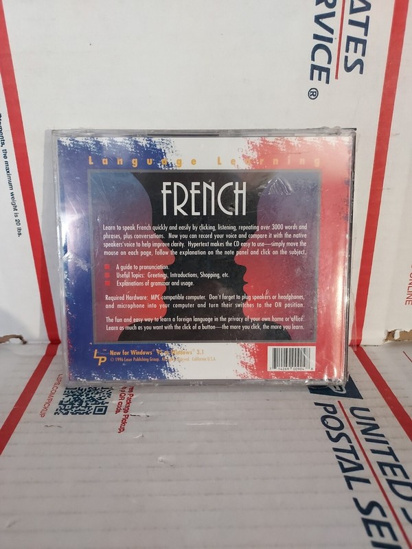 New Sealed Language learning french for windows Pc 1996 Software - #185 gallery