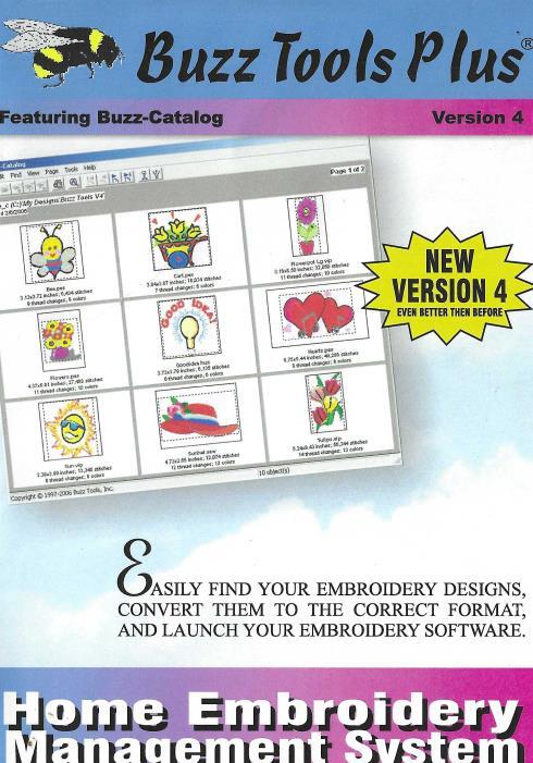Embroidery Organizer PC CD convert formats home management sort print image tool