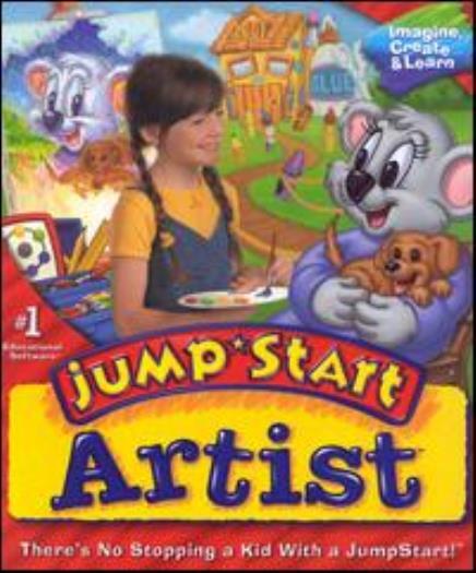 JumpStart Artist PC CD kids learn colors lines shapes art textures patterns game