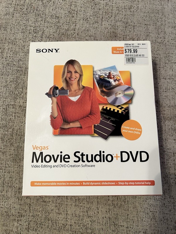 Sony Vegas Movie Studio + DVD Platinum Edition- GOOD