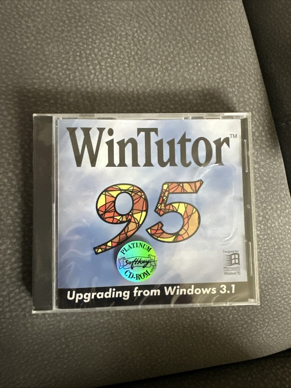 WIN TUTOR 95 (PC CD-ROM in Jewel Case) 1995, Brand New Factory Sealed