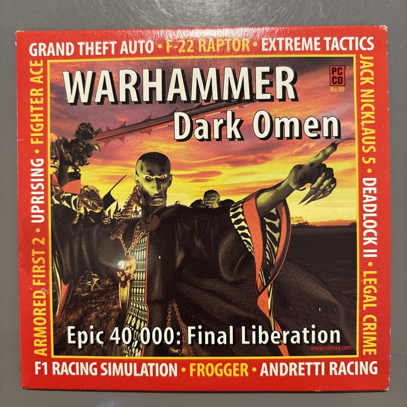 Computer Games Strategy Plus No. 89 Demo PC CD-Rom Game – Warhammer Dark Omen