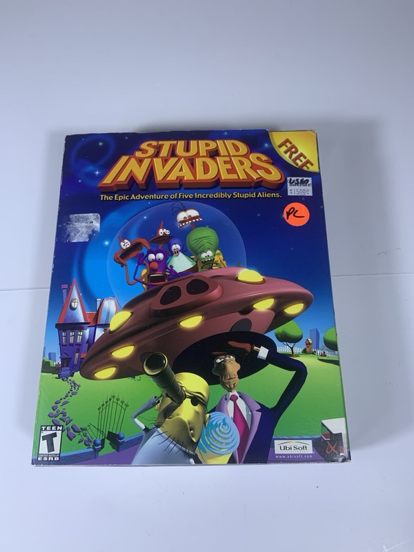 Ubi Soft Stupid Invaders Adventure PC Game 4 CD Set Windows English