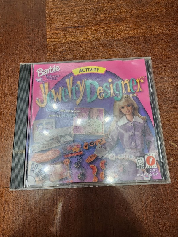 Mattel Media Barbie Jewelry Designer CD-ROM Children Art & Creativity Windows
