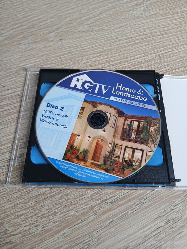 HGTV Home & Landscape Platinum Suite, Version 3, Windows XP/Vista/7 Preowned gallery