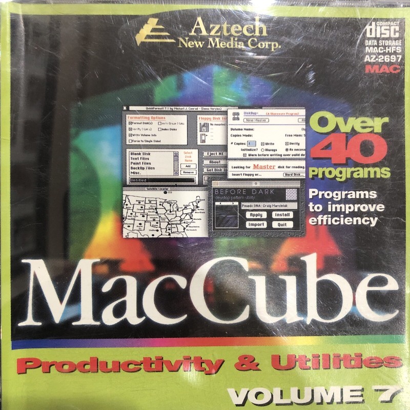 MacCube: Productivity & Utilities Volume 7 (Mac, 1995) Aztech Media