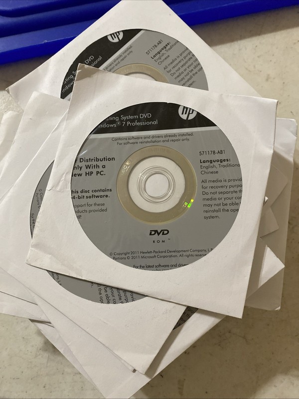 HP Driver Recovery Windows 7 Professional 2011 64bit – SEALED!!!