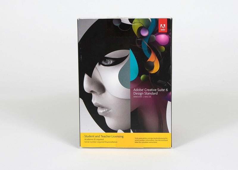 Adobe Creative Suite 6 Design Standard, Mac and Windows, no serial numbers