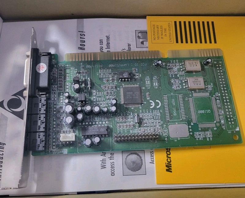 Jaton Video 57P Box w/ Paperwork, Discs and LWHA151A00 ISA Sound Card gallery
