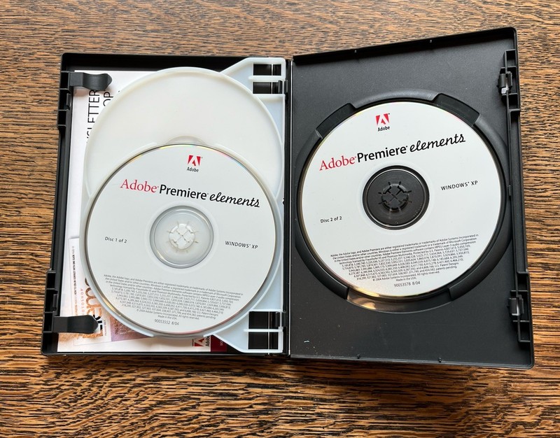 Adobe Photoshop Elements 3.0 and Premiere Elements 2004 w/ Serial Numbers (3 CD) gallery