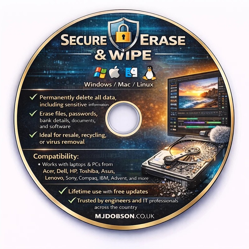 Hard Drive Clone & Wipe Software CD – PC Engineers Toolkit – Copy, Delete, Erase gallery