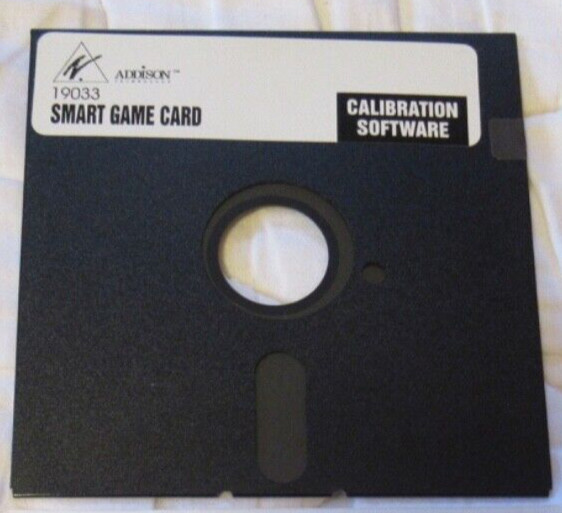 5.25″ FLOPPY DISK – SMART GAME CARD – CALIBRATION SOFTWARE