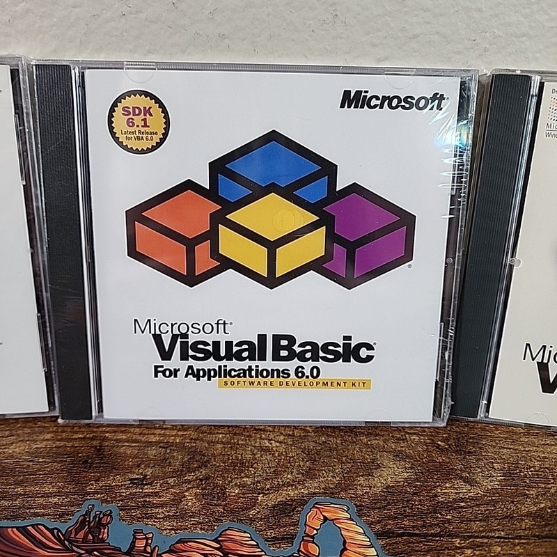 Microsoft Visual Basic 6.0 Software Development Kit Sealed & More! - Description gallery