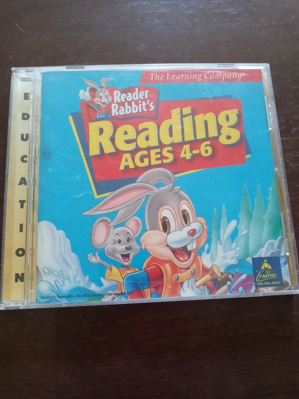 Reader Rabbit Personalized Reading Ages 4-6 Learning Company Cd-Rom Only (1999)