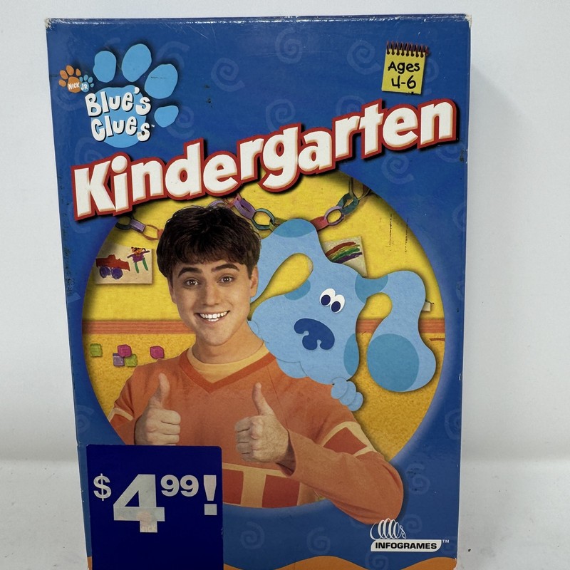 Blue's Clues Kindergarten PC Mac CD-ROM Software Infogrames Ages 4-6 Education gallery