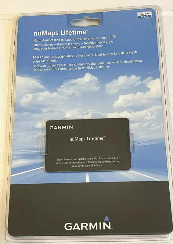 NEW Garmin nuMaps GPS Navigation Lifetime Maps Card Nuvi Zumo Old Stock Sealed