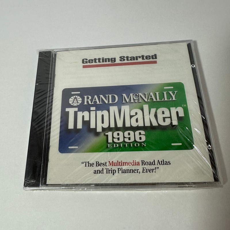 Rand McNally TripMaker 1996 CD-ROM Brand New Sealed gallery
