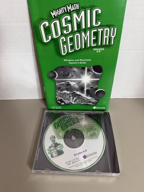 Vintage Math Advantage Mighty Math "Cosmic Geometry" Grades 6-8 gallery