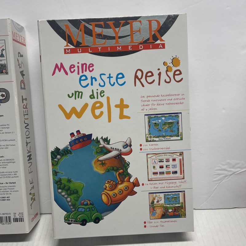 Lot Of 3 German Meyer Multimedia 1997 2 Cd Rom Game Apple /Windows 3.1 95 gallery