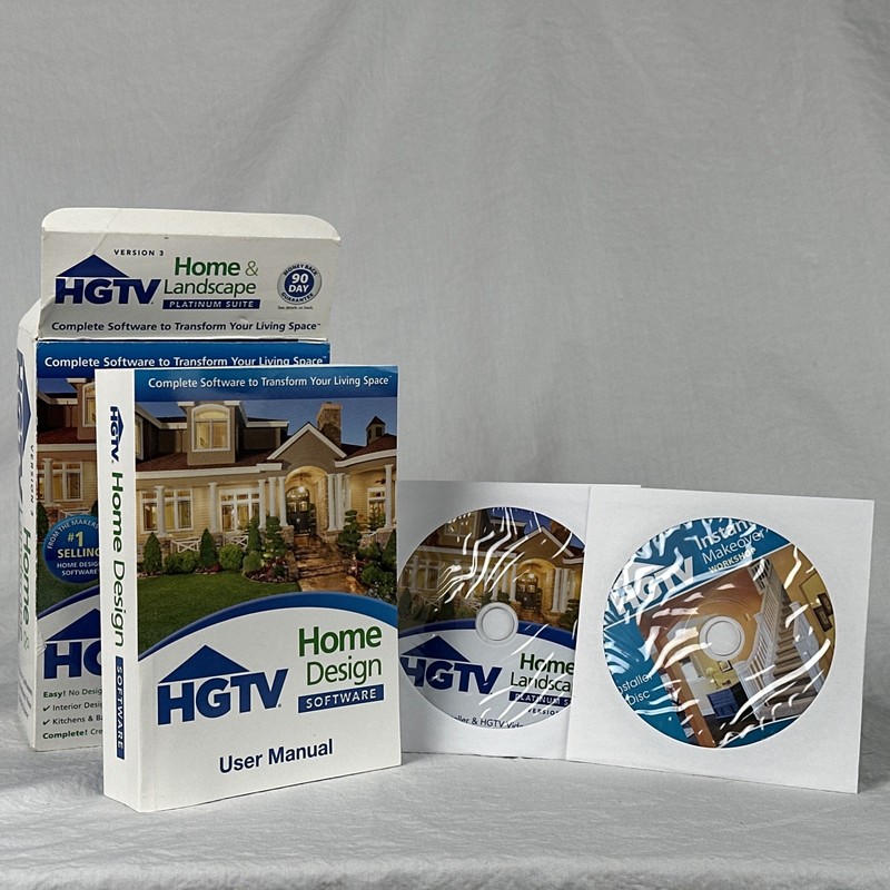 HGTV Home Design &Landscaping Platinum Suite, Version 3 Windows XP, 7 Or Vista gallery