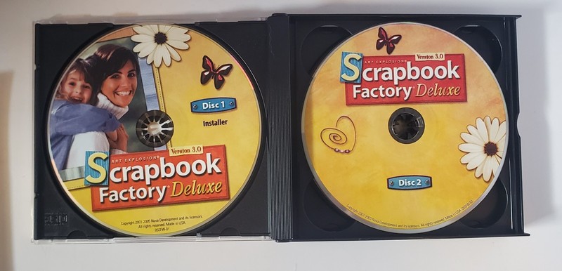 Art Explosion Scrapbook Factory Deluxe 3.0 Software Computer Photo Editor gallery