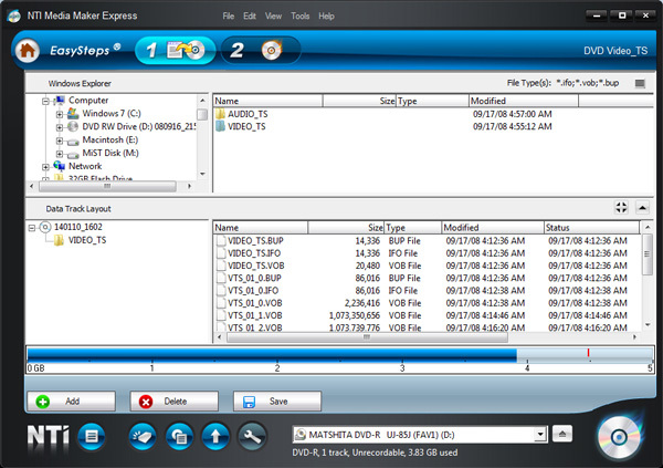 NTI Media Maker Express, CD DVD Burning for Win 11/10/8/7,Vista or XP SP3 (1 PC) gallery