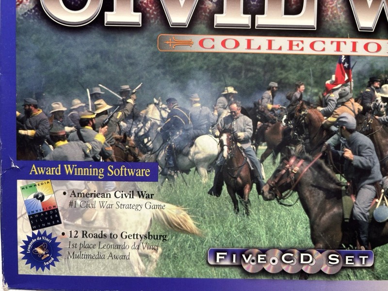 Total Civil War Library 5 CD ROM Set Collectors Edition PC Software Topics NOS gallery