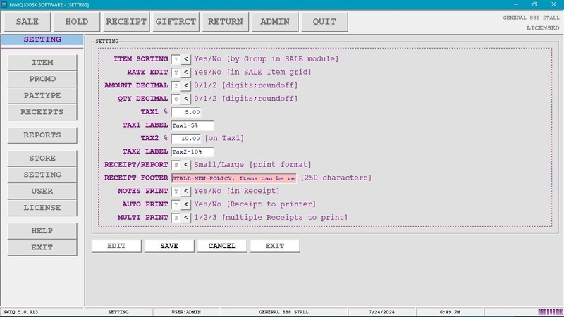 NWIQ Point Of Sale Software - Booth Inventory Billing gallery