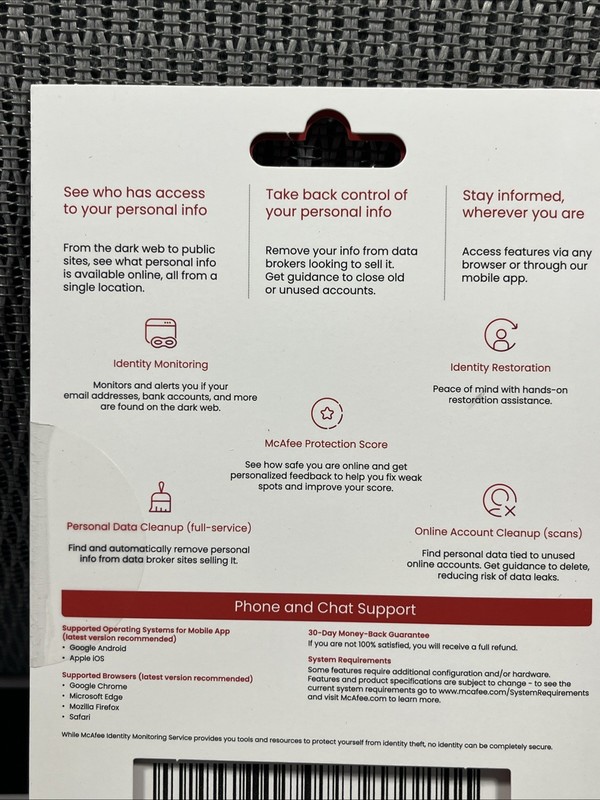 1 year McAfee Privacy & Identity Guard for 1 device 2026 (SAME DAY KEY) READ gallery