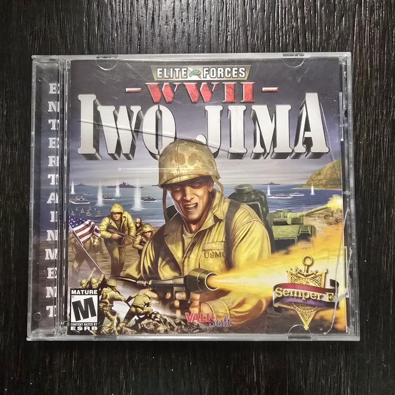 Elite Forces IWO JIMA Video Game - PC CD-ROM ValuSoft VTG Working