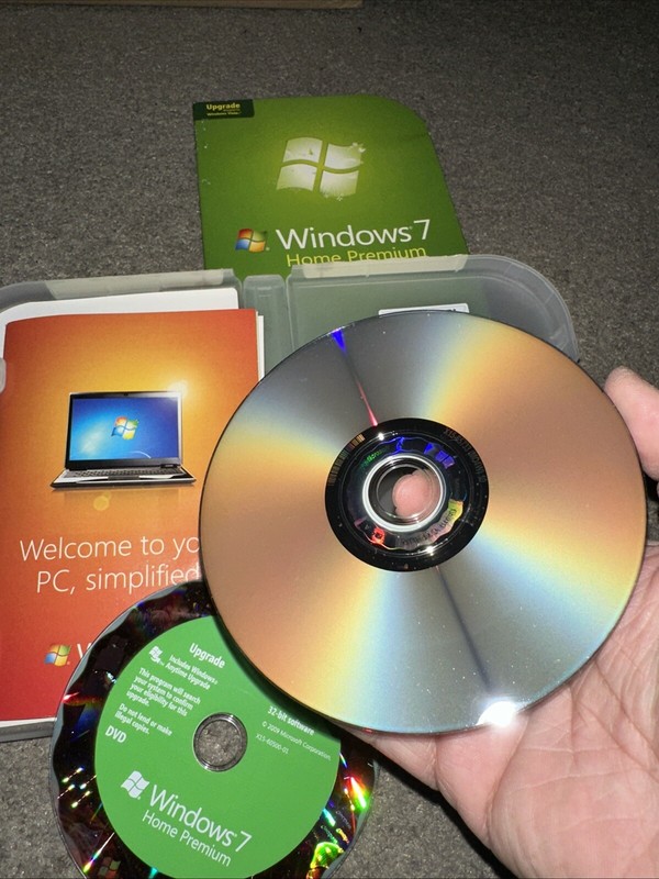 Microsoft Windows 7 Home Premium Upgrade 32 Bit and 64 Bit DVDs MS WIN gallery