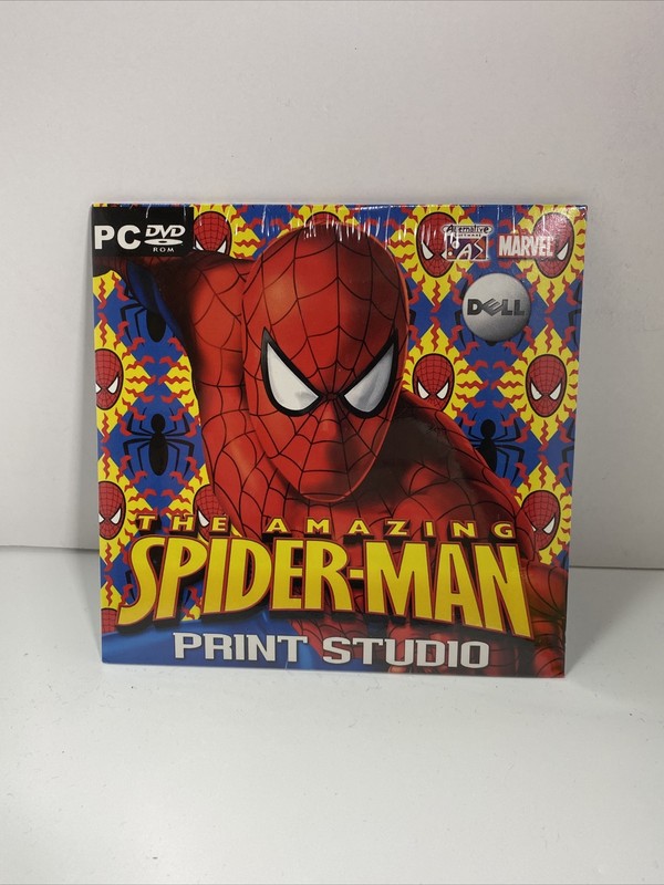 The Amazing Spiderman Print Studio PC DVD Rom Marvel B2