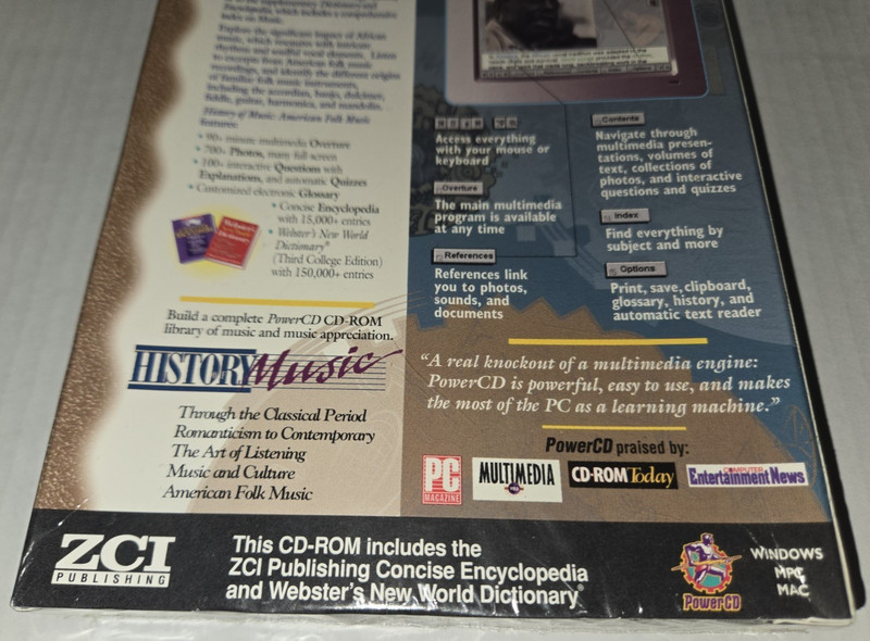 NEW History of Music: American Folk Music PC Game CD-ROM Power CD ZCI Windows gallery
