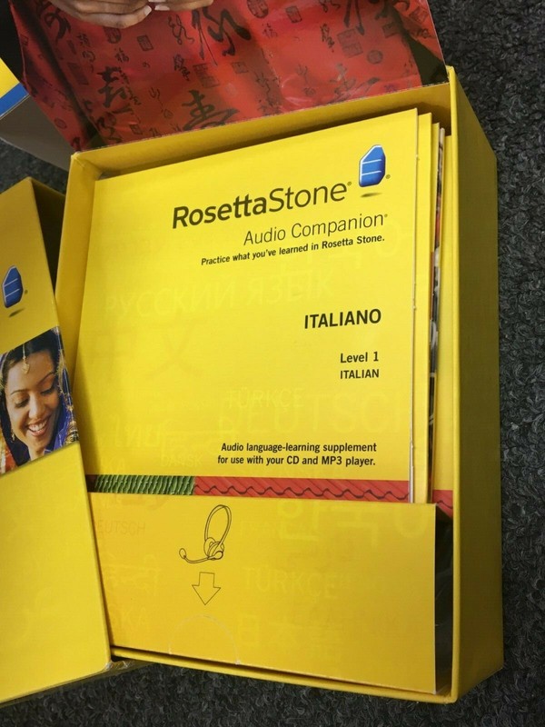 Rosetta Stone Italian Language Course, Level 1, 2, 3 Set of CDs *used gallery