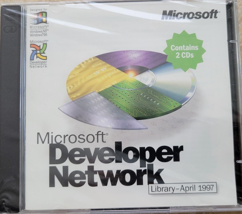 Vintage – Microsoft Developer Network Library 2 CDs, April 1997