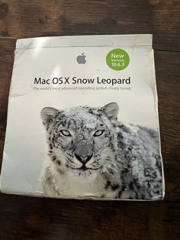 Apple Mac OS X v.10.6. Snow Leopard – VGC Open Box