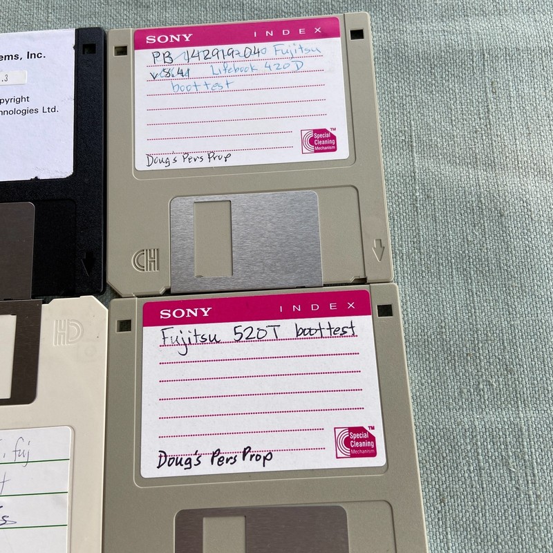 Vintage Software Lot Fujitsu Personal System Stylistic 500 Utilities Boot Test D gallery