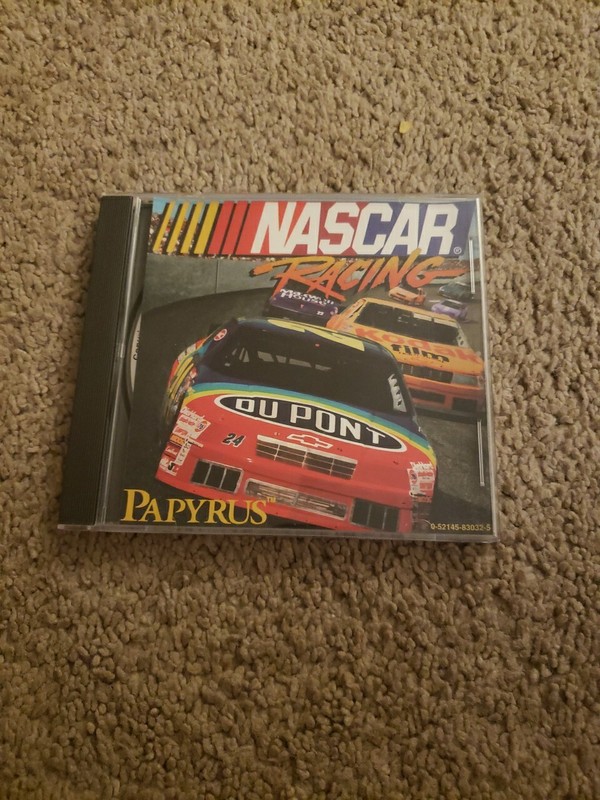 NASCAR Racing CD-ROM by Papyrus 1994 PC - Rare