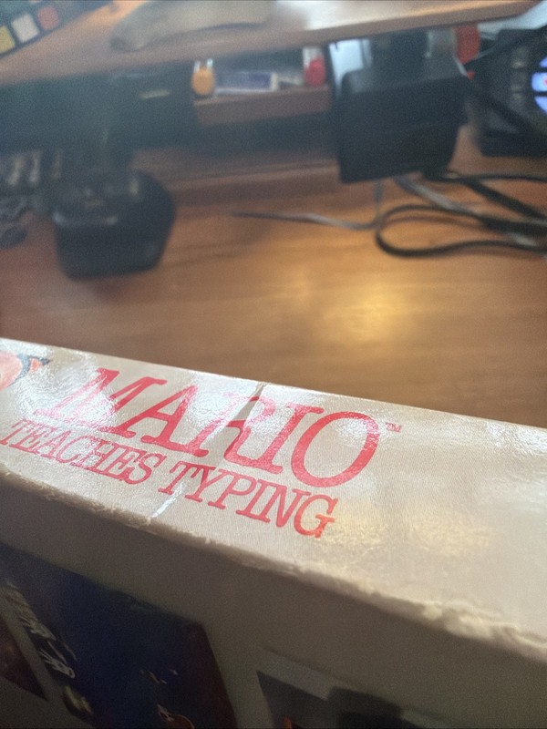 1992 IBM PC “Mario Teaches Typing” - Big Box gallery