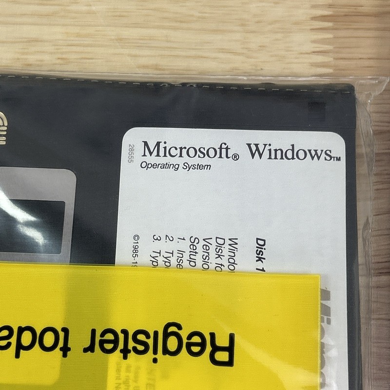 Microsoft Windows 3.1 Operating System Vintage PC Software Complete 6 Disk Set gallery