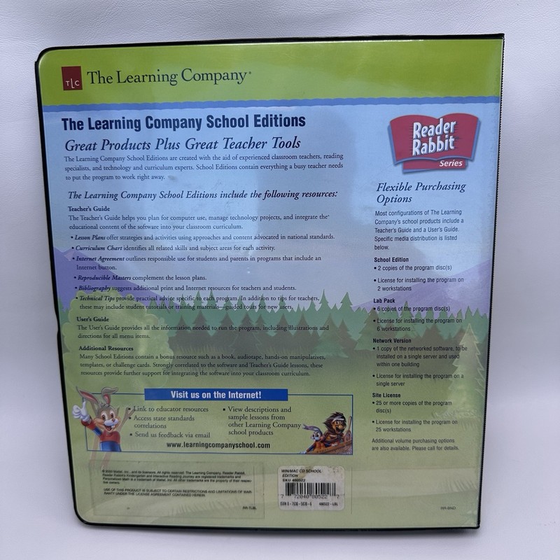 Reader Rabbit's Math Ages 4-6 & 6-9 PC Game PreK-3rd Grade School Edition gallery