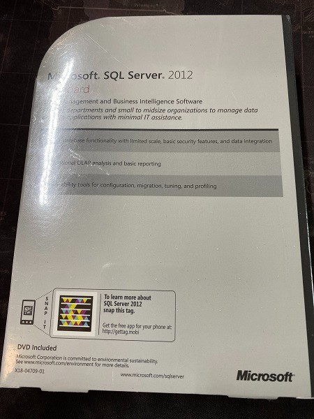 Microsoft SQL Server 2012 Standard Edition Includes 10 CALs SKU 228-09842 NEW gallery