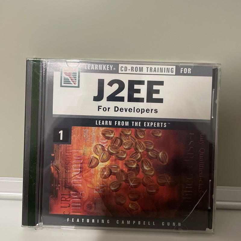Microsoft Sealed J2EE For Developers Learnkey Cd For Training Lewrn From Experts