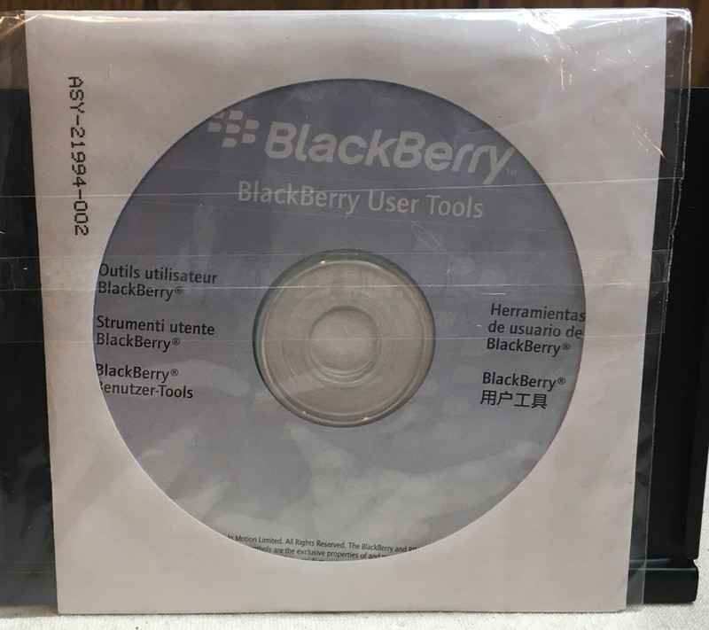 Blackberry User Tools CD Disc Software 2006