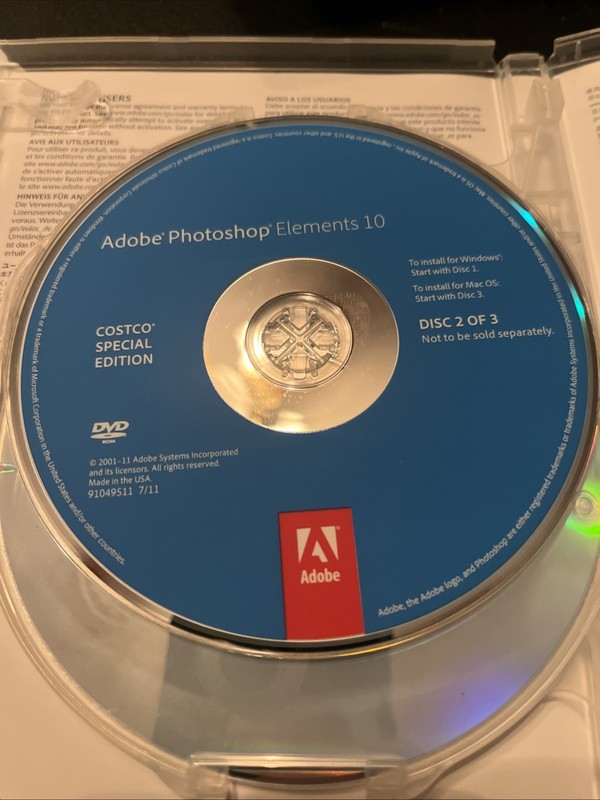 Adobe Photoshop Elements 10 for PC & Mac - Serial Number Included - Used gallery