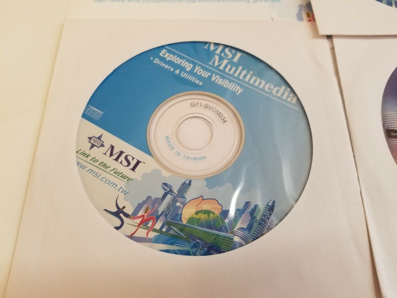 MSI 3D AGPhantom Users Manual Software Kit Disc Installation Drivers Application gallery