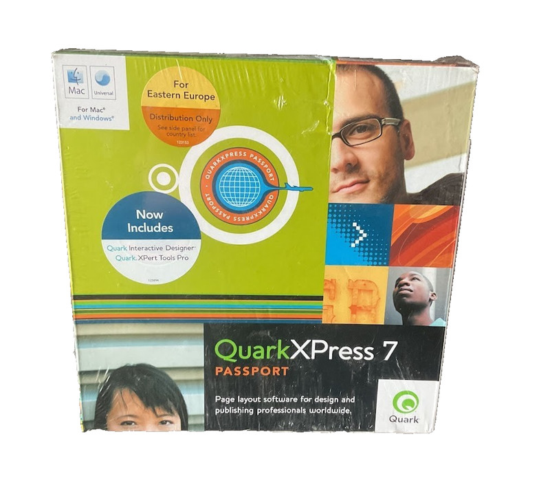 Quark Xpress 7 PASSPORT ( Windows / MAC ) Universal
