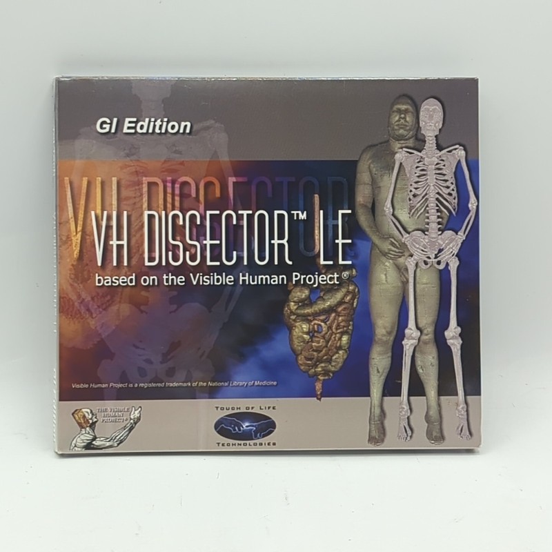 VH Dissector LE GI Touch of Life Technologies CD-Rom Educational Science Medical