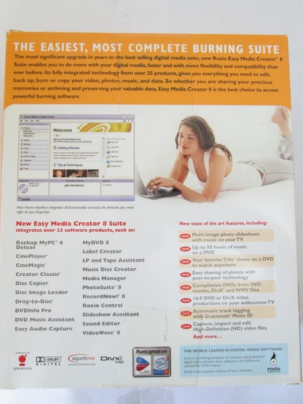 ROXIO EASY MEDIA CREATOR 8 SUITE gallery