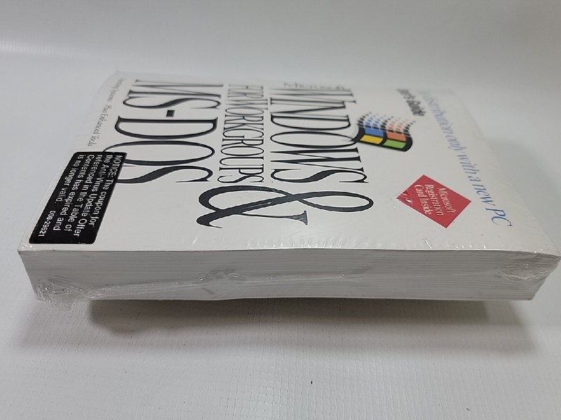 Microsoft Windows For Workgroups & MS-DOS + Floppy Disks & Product ID SEALED/NEW gallery
